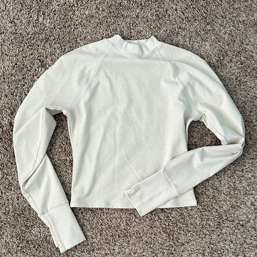 Athleta Women's Ivory Turtleneck Sweater